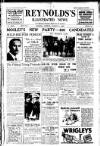 Reynolds's Newspaper Sunday 01 March 1931 Page 1