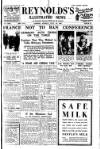 Reynolds's Newspaper Sunday 19 July 1931 Page 1