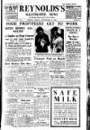 Reynolds's Newspaper Sunday 27 September 1931 Page 1