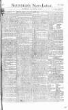 Saunders's News-Letter Thursday 04 April 1782 Page 1