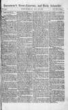 Saunders's News-Letter Wednesday 28 June 1786 Page 1