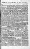 Saunders's News-Letter Saturday 05 August 1786 Page 1