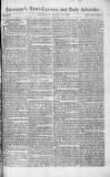 Saunders's News-Letter Monday 14 August 1786 Page 1
