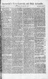 Saunders's News-Letter Friday 18 August 1786 Page 1