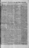 Saunders's News-Letter Wednesday 23 August 1786 Page 1