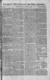 Saunders's News-Letter Monday 13 November 1786 Page 1