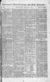 Saunders's News-Letter Thursday 07 December 1786 Page 1