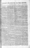 Saunders's News-Letter Saturday 13 January 1787 Page 1