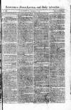 Saunders's News-Letter Saturday 01 November 1794 Page 1