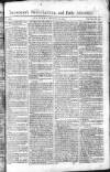 Saunders's News-Letter Thursday 17 September 1795 Page 1