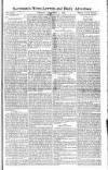 Saunders's News-Letter Friday 01 February 1822 Page 1