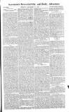Saunders's News-Letter Friday 18 January 1828 Page 1
