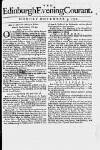 Edinburgh Evening Courant Mon 05 Nov 1750 Page 1