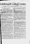 Edinburgh Evening Courant Thu 15 Nov 1750 Page 1