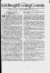 Edinburgh Evening Courant Tue 20 Nov 1750 Page 1