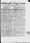 Edinburgh Evening Courant Thu 06 Dec 1750 Page 1