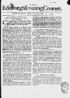 Edinburgh Evening Courant Tue 11 Dec 1750 Page 1