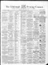 Edinburgh Evening Courant Saturday 01 June 1861 Page 1