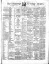 Edinburgh Evening Courant Monday 24 September 1866 Page 1