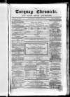 Torquay Chronicle and South Devon Advertiser Saturday 15 March 1862 Page 1