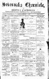 Sevenoaks Chronicle and Kentish Advertiser Friday 05 August 1881 Page 1