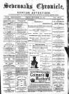 Sevenoaks Chronicle and Kentish Advertiser Friday 23 September 1881 Page 1