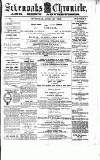 Sevenoaks Chronicle and Kentish Advertiser Friday 25 April 1884 Page 1