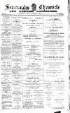 Sevenoaks Chronicle and Kentish Advertiser Friday 16 January 1891 Page 1