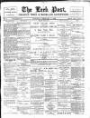 Leek Post & Times Saturday 05 February 1898 Page 1