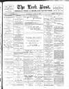 Leek Post & Times Saturday 23 July 1898 Page 1