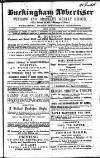 Buckingham Advertiser and Free Press Saturday 16 July 1859 Page 1