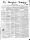 Derbyshire Advertiser and Journal Friday 12 February 1847 Page 1