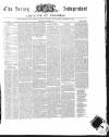 Jersey Independent and Daily Telegraph Saturday 29 December 1855 Page 1