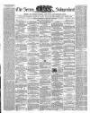 Jersey Independent and Daily Telegraph Saturday 06 February 1858 Page 1
