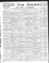 Jersey Independent and Daily Telegraph Tuesday 01 April 1862 Page 1