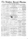 Leighton Buzzard Observer and Linslade Gazette Tuesday 05 February 1889 Page 1