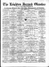 Leighton Buzzard Observer and Linslade Gazette Tuesday 28 January 1890 Page 1