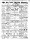 Leighton Buzzard Observer and Linslade Gazette Tuesday 06 January 1891 Page 1