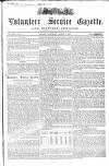 Volunteer Service Gazette and Military Dispatch Saturday 03 March 1860 Page 1