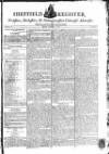 Sheffield Register Saturday 22 September 1787 Page 1