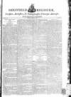 Sheffield Register Saturday 06 October 1787 Page 1