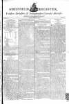 Sheffield Register Saturday 13 October 1787 Page 1