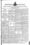 Sheffield Register Saturday 20 October 1787 Page 1