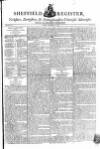 Sheffield Register Saturday 10 November 1787 Page 1