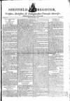 Sheffield Register Saturday 08 December 1787 Page 1