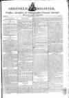 Sheffield Register Saturday 15 December 1787 Page 1