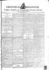 Sheffield Register Saturday 02 August 1788 Page 1