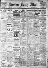 Burton Daily Mail Monday 29 January 1912 Page 1