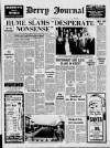 Derry Journal Friday 29 November 1985 Page 1