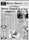 Derry Journal Friday 02 October 1987 Page 1